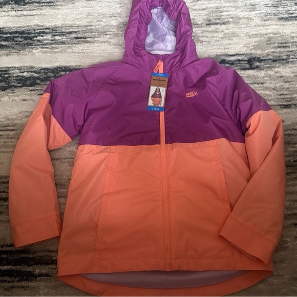 NWT Eddie Bauer Youth 3-in-1 Jacket Desert Flower Girls size Large 14-16 - Picture 5 of 6